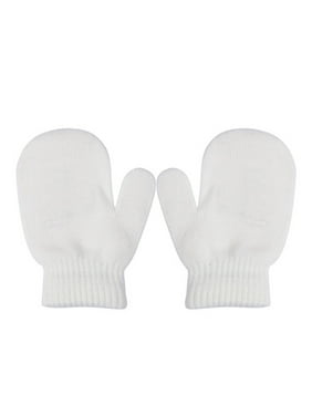 2 Pack Girls Mitten Gloves One Size